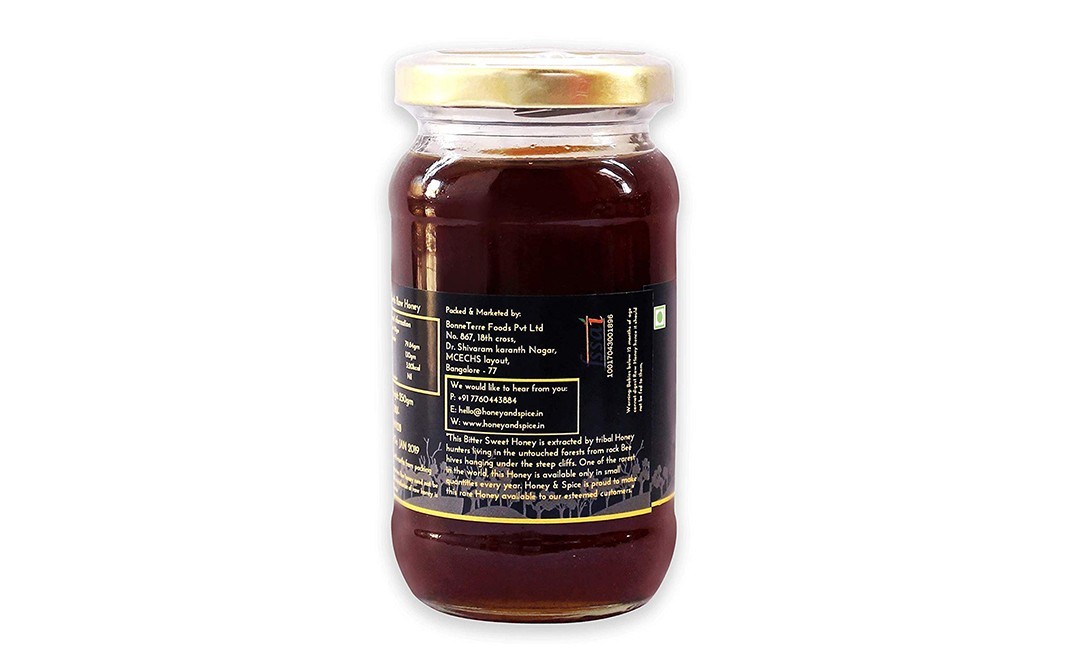 Honey And Spice Cliff Honey    Glass Jar  250 grams